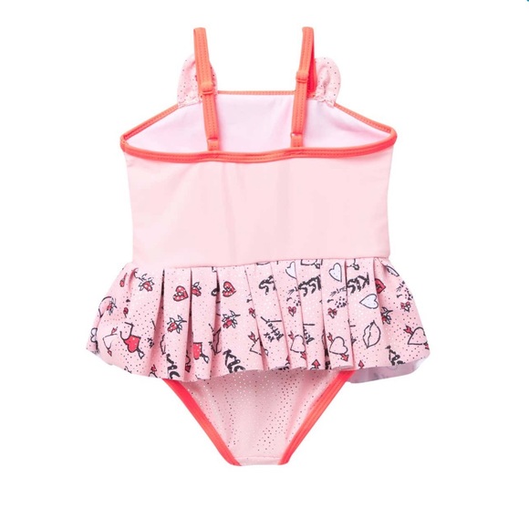 Betsey Johnson Cat Little Girl One Piece Swimsuit - Picture 5 of 6